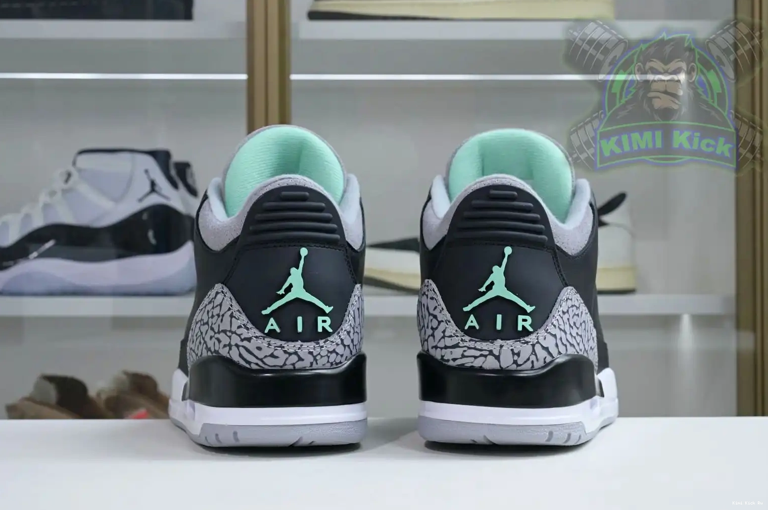 Air Jordan 3 Green Glow Kimikick 0405